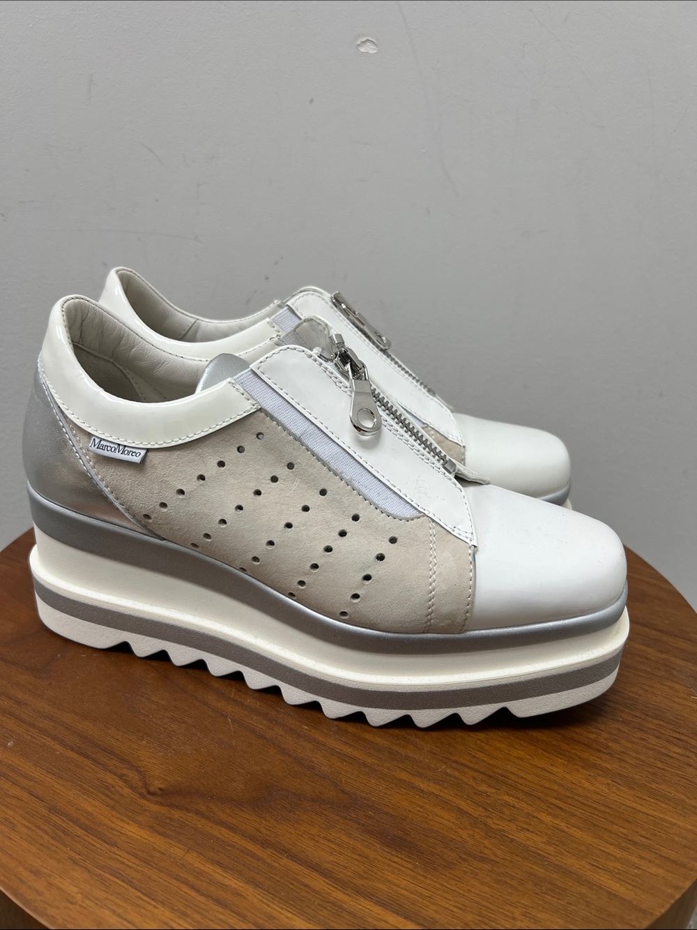 Marco Moreo Platform Zip Sneaker